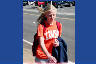 A Western Carolina University student with cigarette in one hand and pack in the other on October 4, 2004.