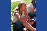 A Western Carolina University student uses nicotine to steal dopamine during a free voter registration concert an October 4, 2004.