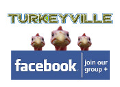 Turkeyville logo for Whyquit.com's Facebook quit smoking group Turkeyville logo for WhyQuit's cold turkey quit smoking group